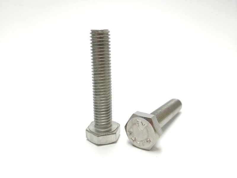 Varžtai šešiakampe galva PROFIX, DIN933, M6 x 30 mm, nerūd. plienas, 20 vnt.