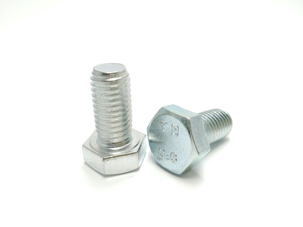 Varžtai šešiakampe galva PROFIX, ISO4017/DIN933, M10 x 20 mm, 8.8kl., cinkuoti, 8 vnt.
