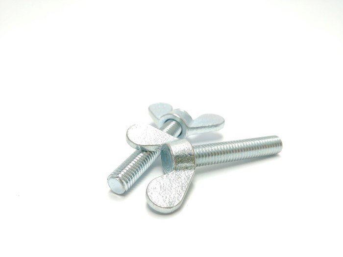 Varžtas sparnuotas PROFIX, DIN316, M6 x 25 mm, cinkuoti, 5 vnt