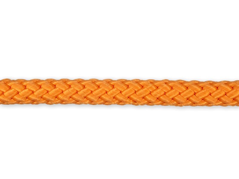 Pintas polipropileninis lynas POSAMO VAUKA, 4mm × 100m, oranžinės spalvos