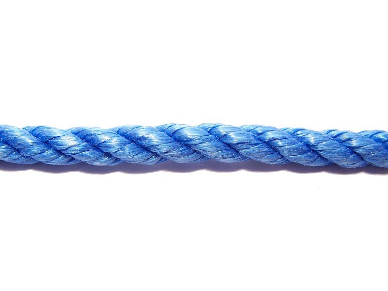 Sukta polipropileninė virvė POSAMO VAUKA, 10mm, mėlynos spalvos, 100 m