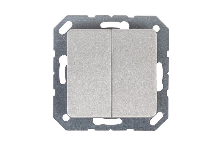 Jungiklis VILMA Sl 250, 2 klavišų, įleidžiamas, šampano spalvos, P510-020-02 SL