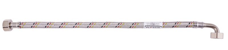 Vandens žarnelė FLIESER, 1/2' vidus/vidus, 60 cm, kampinė EPDM