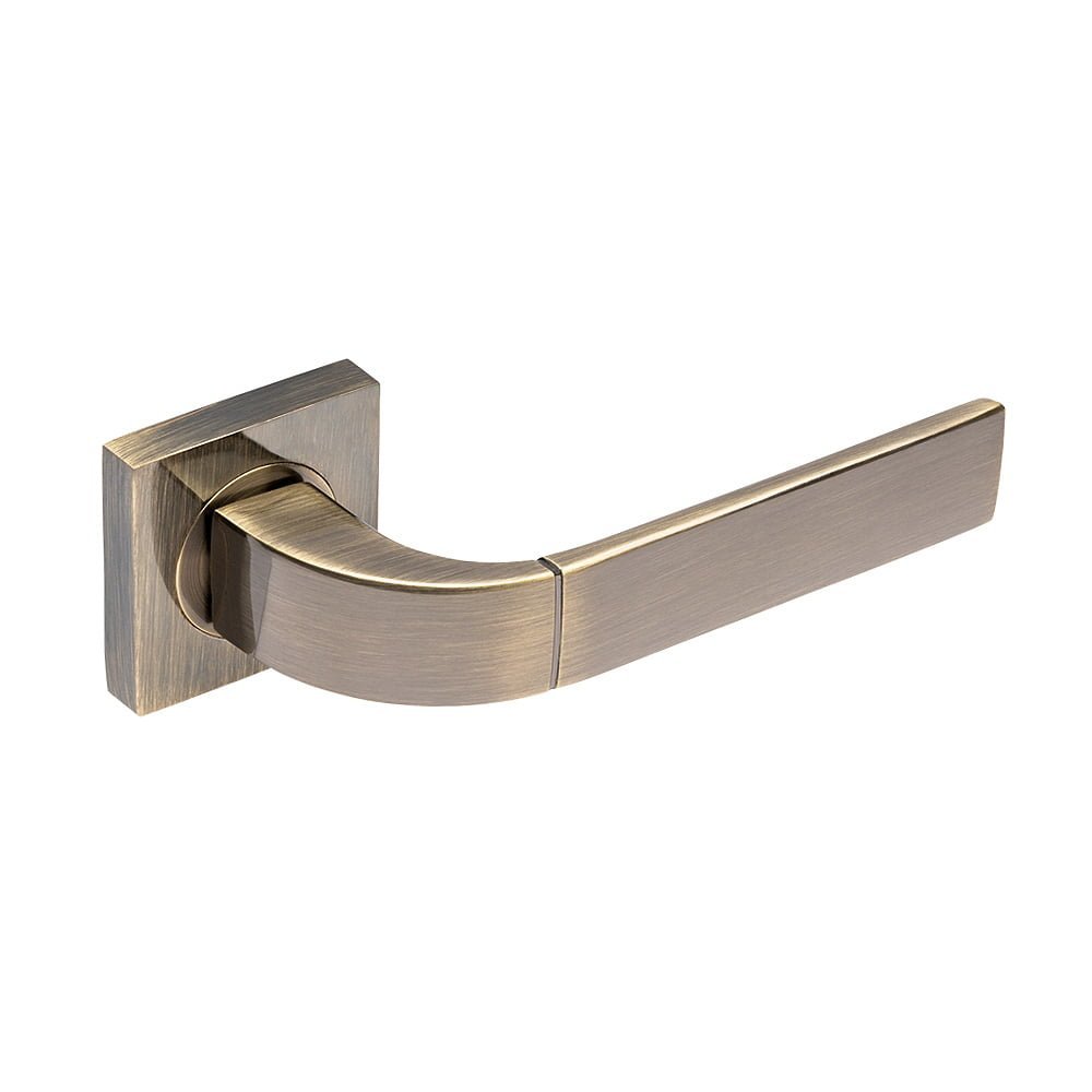 Durų rankena INOVO Soft 510 Slim, sendinto žalvario spalvos, kvadratas