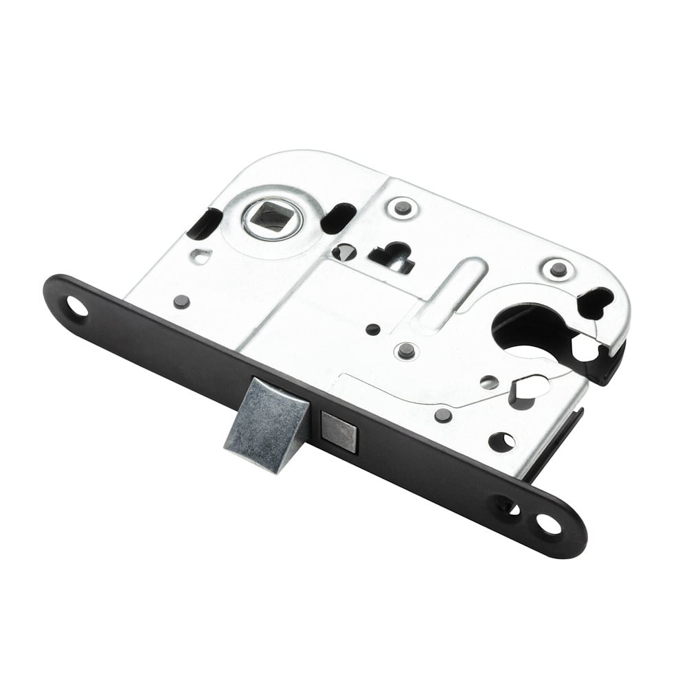 Įleidžiama spyna INOVO, 4520, PZ, skand.stand., su plokštele 045, juoda sp.