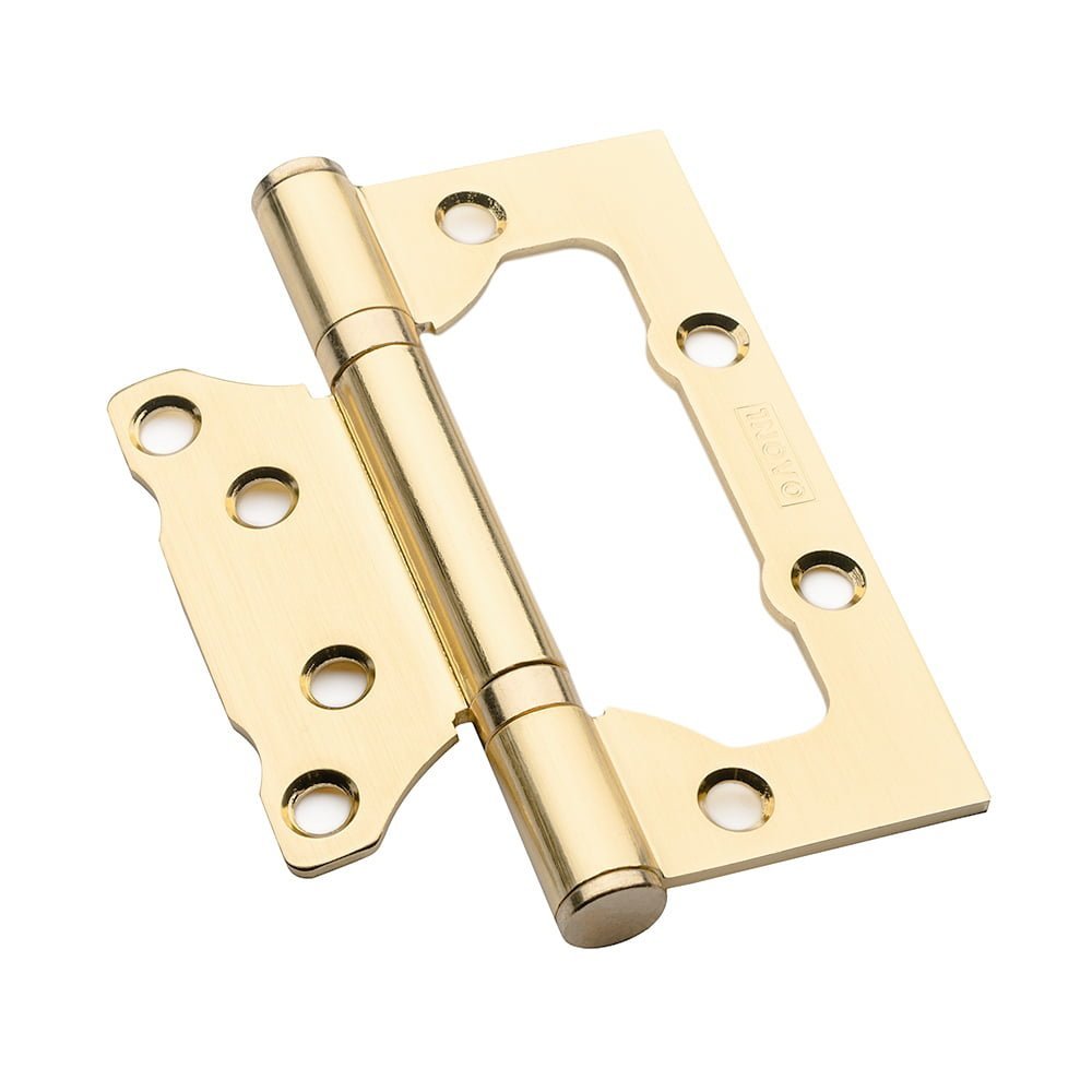 Durų vyris INOVO, 100 x 75 mm 175 Matinės geltonos spalvos, OS