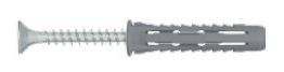 Universalus nailoninis kaištis KOELNER Unifix, su medsraigčiu 10x50/6,0x60 mm, 6 vnt
