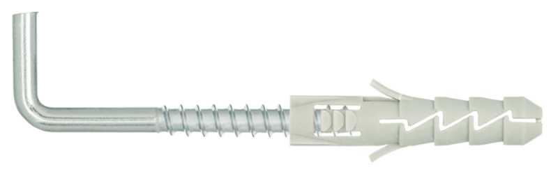 Išsiplečiantys kaiščiai su kabliu FIX KOELNER, 90', 12 x 60/8,0 x 65 mm, 3 vnt