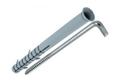 Vandens šildytuvo tvirtinimo komplektas KOELNER, prailginto išplėtimo, 10 x 100 mm, 2 vnt.