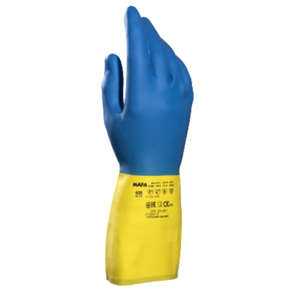 Lietos latekso ir neopreno mišinio pirštinės MAPA Alto 405, 33 cm, 9 dydis