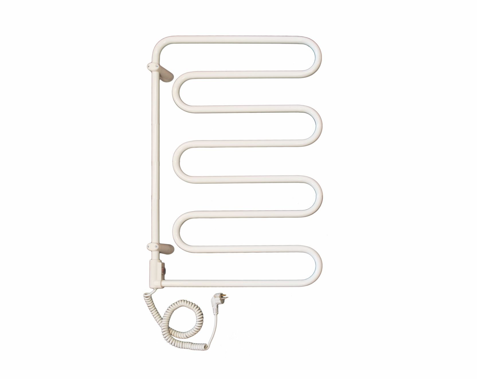 Rankšluosčių džiovintuvas-gyvatukas WELLMER Angis, elektrinis, matmenys 78 x 52 cm, 4 bangų, baltos spalvos, 37602B