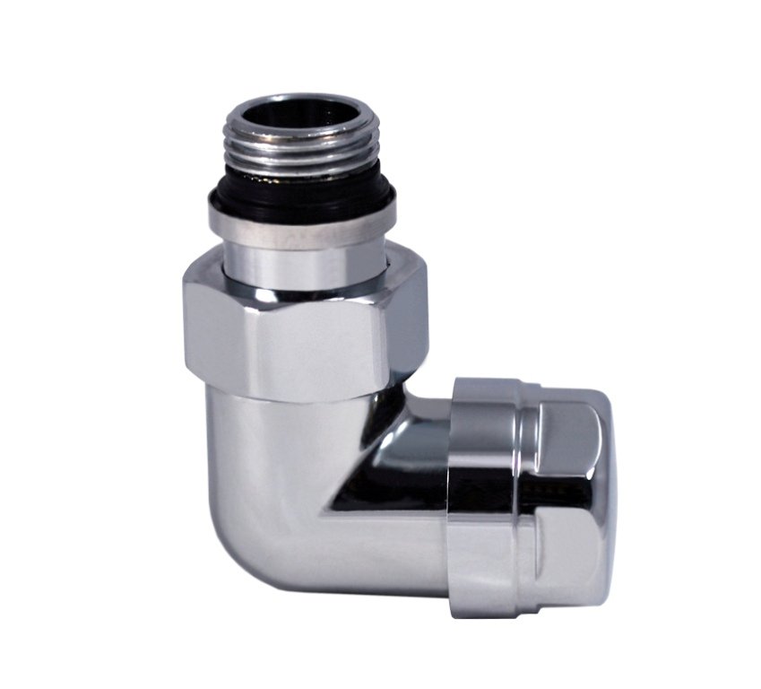 Termostatinis ventilis W-LINE, 1/2'' x 1/2'', kampinis, dešinės pusės, chromuotas, 3766