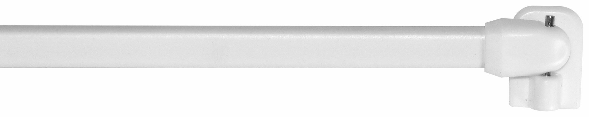 Karnizo vamzdis MARDOM 2 Vnt., Reguliuojamo ilgio mini karnizai. Medžiaga - plastikas. Spalva - balta. Pakuotėje 2 vientai.