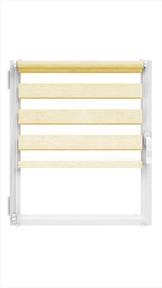 Ritininė užuolaida MARDOM Day&Night Natural, 51/52 x 150 cm, "CLICK" sistema, marmuro spalvos, Lenkija