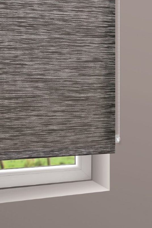 Ritininė užuolaida GARDINIA Natur, 72,5 x 150 cm, t.pilkos spalvos (115)