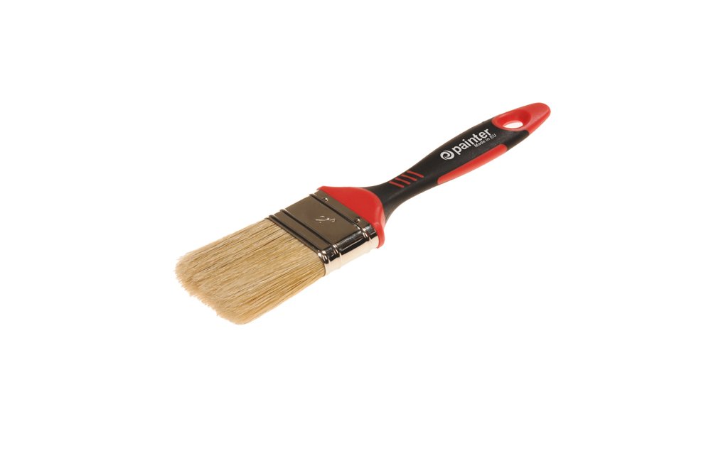 Teptukas PAINTER Oil, aliejiniams dažams 1,5 (38mm), plast. rankena, mišrūs šeriai, plokščias, CAS0928