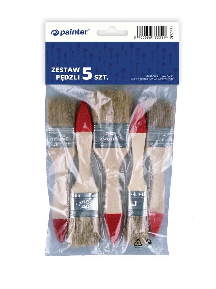 Teptukų rinkinys PAINTER Zes0331, d1,5-d1-d2-d2,5, Kinija, ZES0331