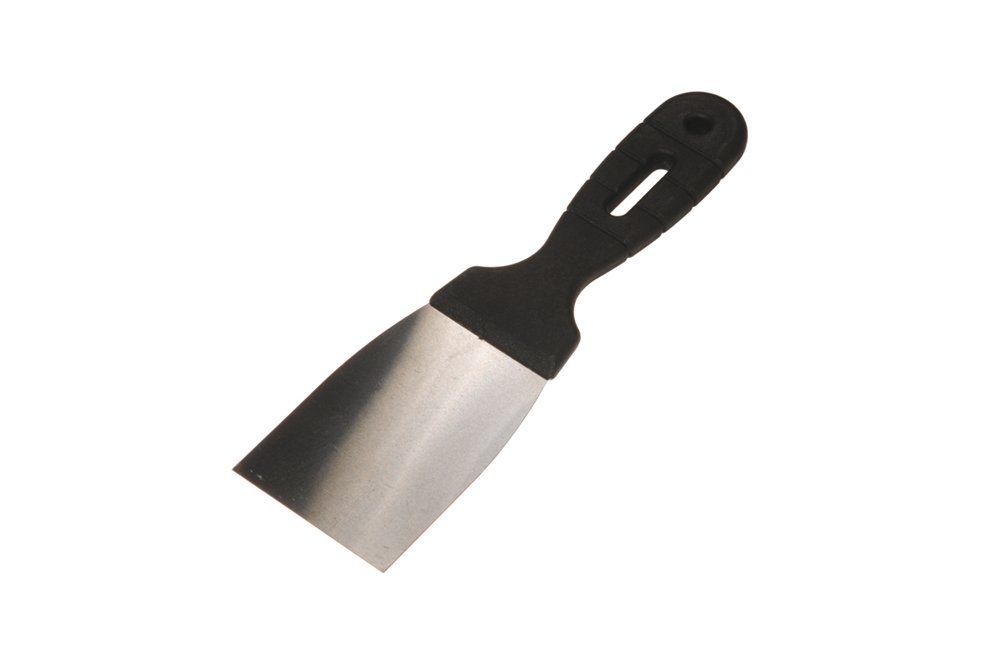 Nerūdijančio plieno glaistyklė su plastikine rankena PAINTER, Szp0634, 80mm, nerūdijantis plienas, plastikinė rankena