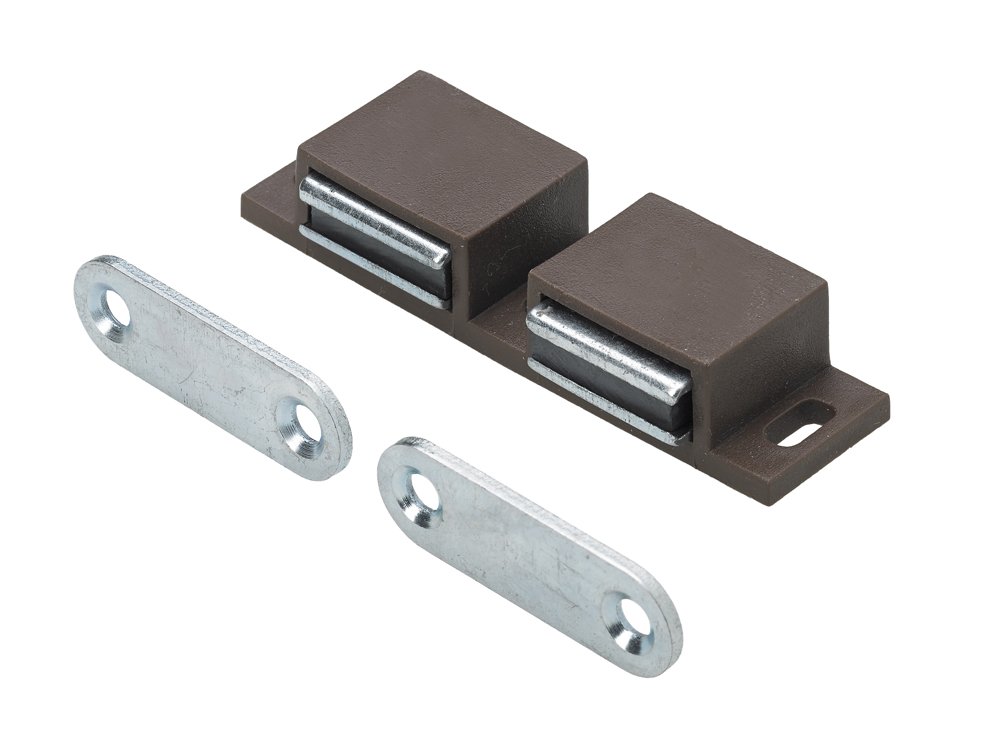 Baldinis magnetas HETTICH, pak. 2 vnt. 2x3kg, rudos sp., 9242493