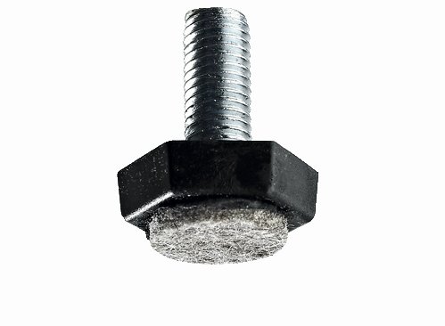 Baldų atrama HETTICH, M10, su varžtu, juoda spl., d-30 mm, 2 vnt., 9128251