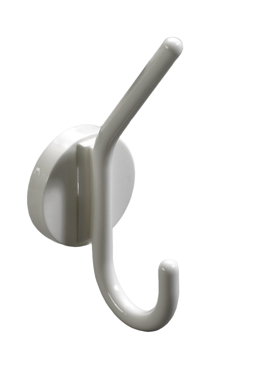 Rūbų kabliukas HETTICH, plastikas, baltos sp. 56x150x70mm, 5681