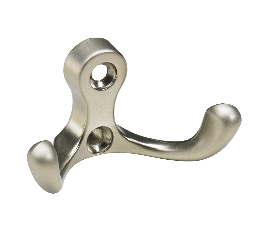 Rūbų kabliukas, dvig, maž., HETTICH, 58x31x29mm, dengtas nikeliu, 9207917