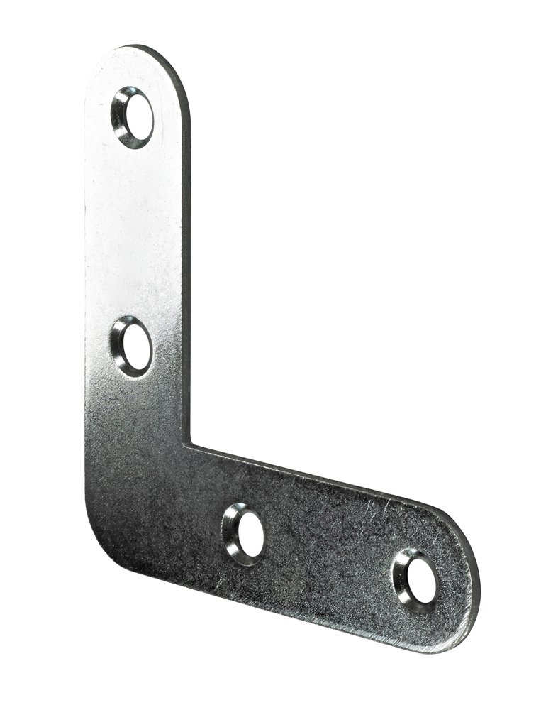 Plokščias tvirtinimo kampas HETTICH, 60x60x16mm, cinkuotas, 9100627