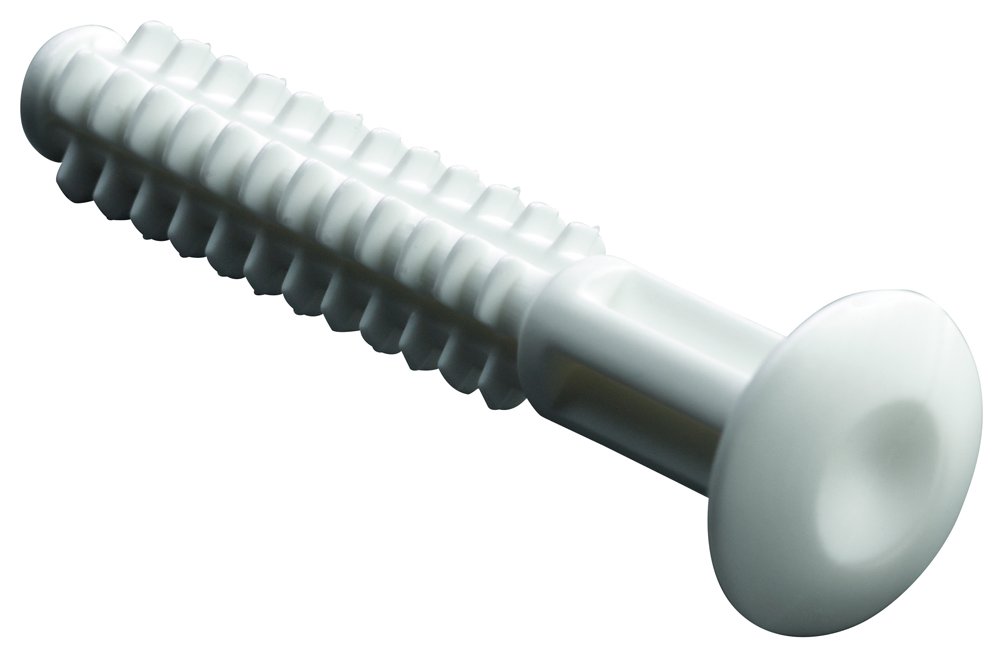 Plastikinis kaištis HETTICH, pak. 8 vnt. plastikas, 6, 9x39mm, baltos sp., 9199869