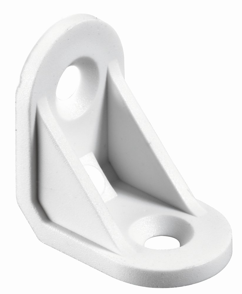 Tvirtinimo kampukas HETTICH, pak. 4 vnt. plastikas, 24x24x15mm, baltos sp., 9100050