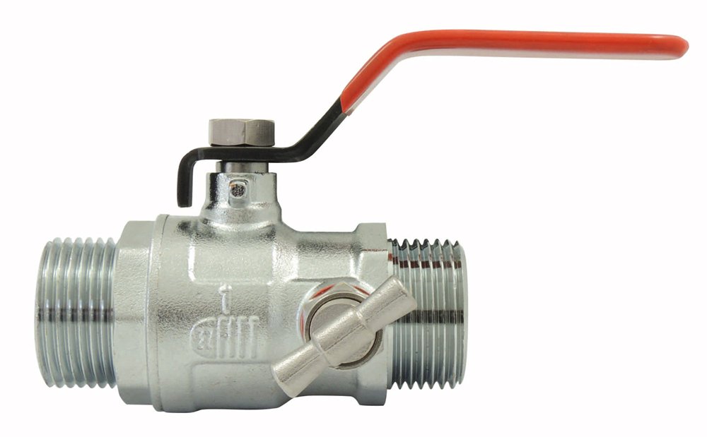 Rutulinis ventilis EZFITT, 3/8'', išorė/išorė, su nuorintoju, ilga rankenėlė, 29302