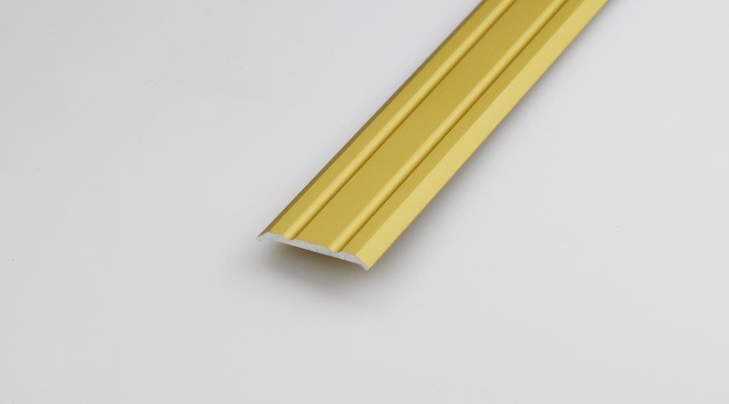 Aliumininė grindų juostelė ARCANSAS 046N/91, 900 x 25 mm, anoduota, aukso spalvos, satinas