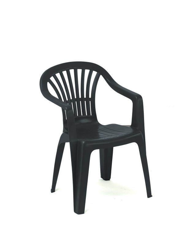 Plastikinė kėdė IPAE PROGARDEN Lyra/Altea, žalios spalvos, maks. apkrova iki 120kg