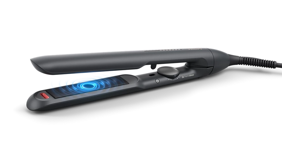 Plaukų tiesinimo žnyplės PHILIPS  BHS510/00, juodos sp.