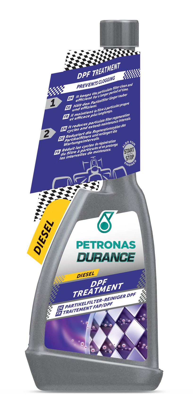 Automobilinis valiklis PETRONAS Durance DPF, dyzeliniam filtrui, 250 ml, 38840
