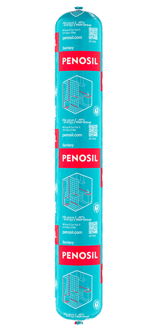 Silikoninis hermetikas PENOSIL Neutral Sanitary Silicone 350C, 600 ml, neutralus, bespalvis