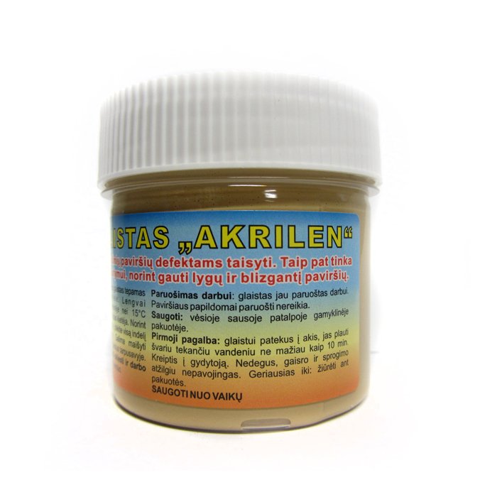 Medienos glaistas AKRILEN, uosio sp., 500 g