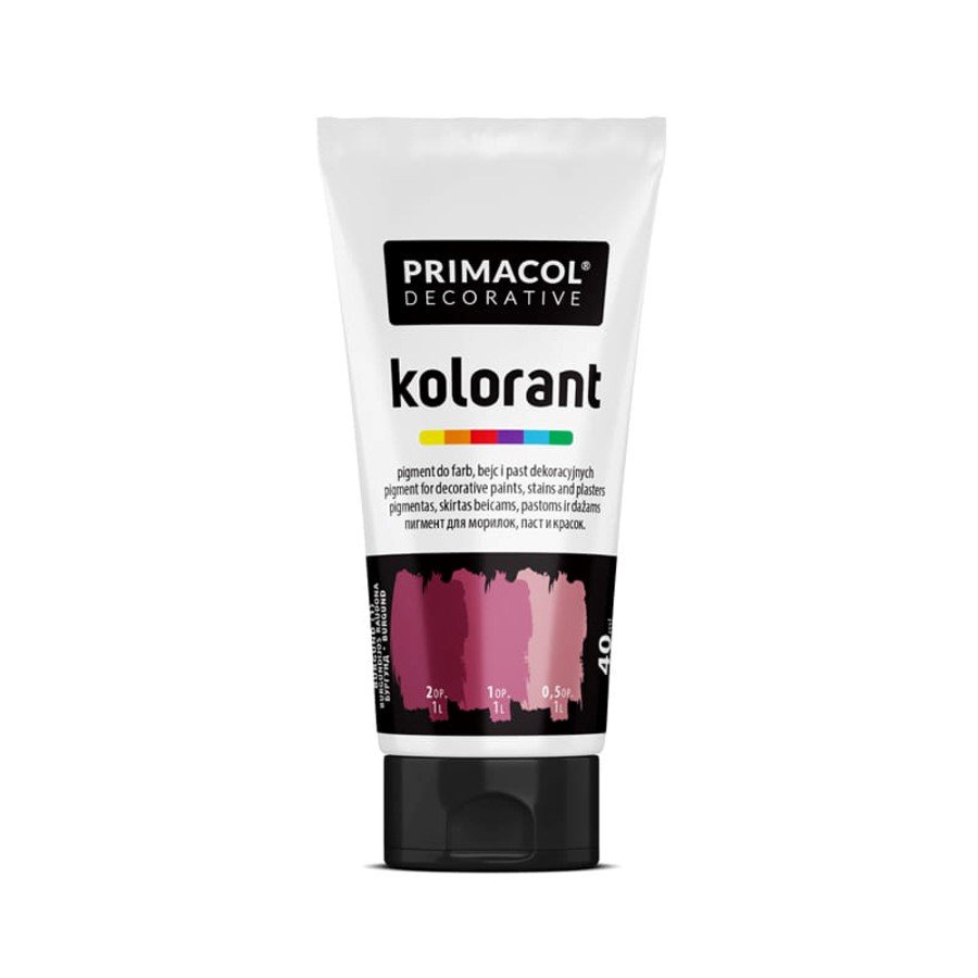 Pigmentas PRIMACOL, 40 ml, burgundijos raudonos spalvos (1)