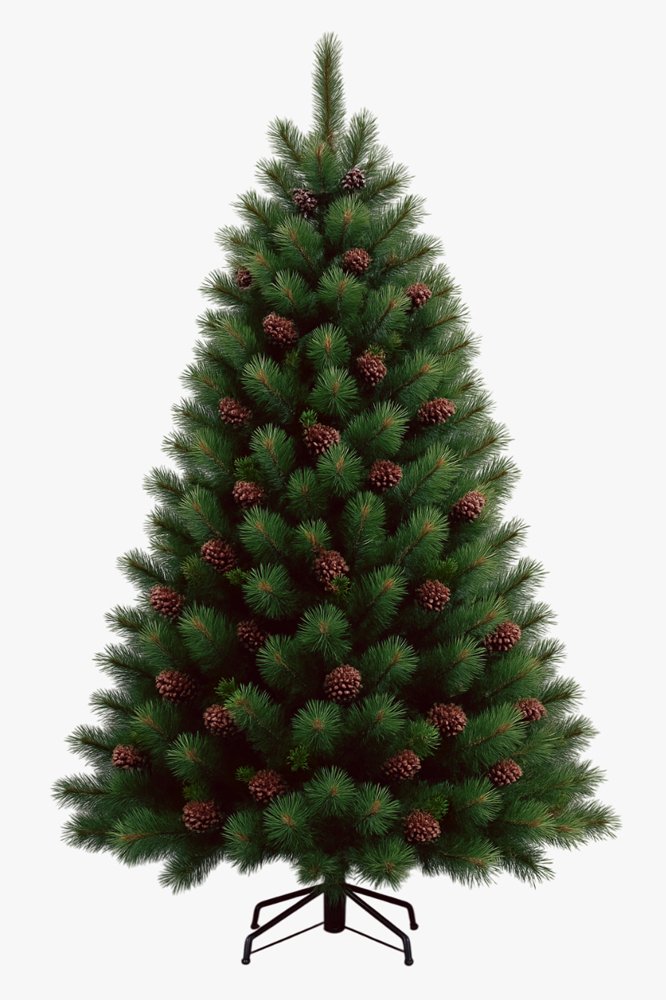 Dirbtinė eglė NOVELLY HOME, Highland Fir with Cones, spl. žalia, 150 cm, HF-150PHC