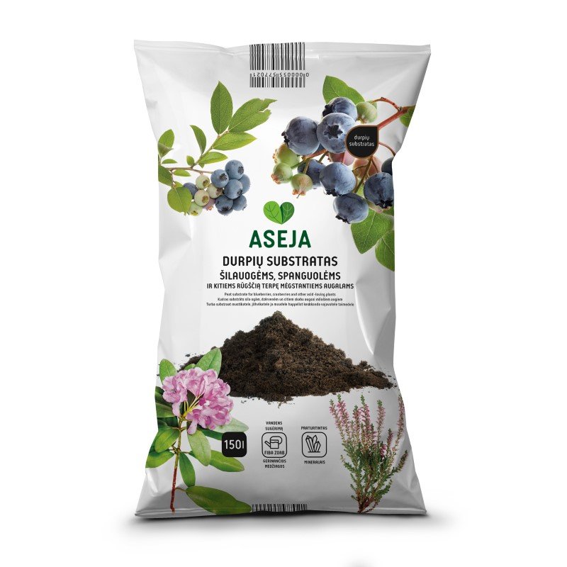 Substratas spanguolėms, šilauogėms ASEJA, 150 l