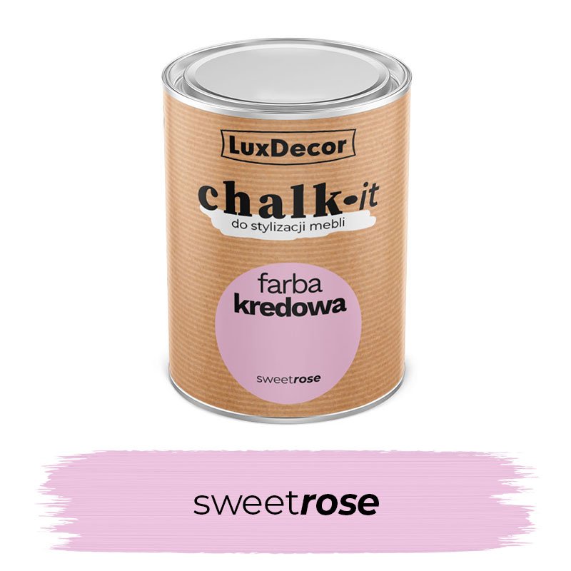 Kreidiniai dažai LUXDECOR Chalk-It, 750 ml, (40) Sweet Rose