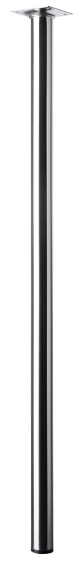 Baldų koja HETTICH, reguliuojama, sidabro spl., d-30 mm, 700 mm, 9129116