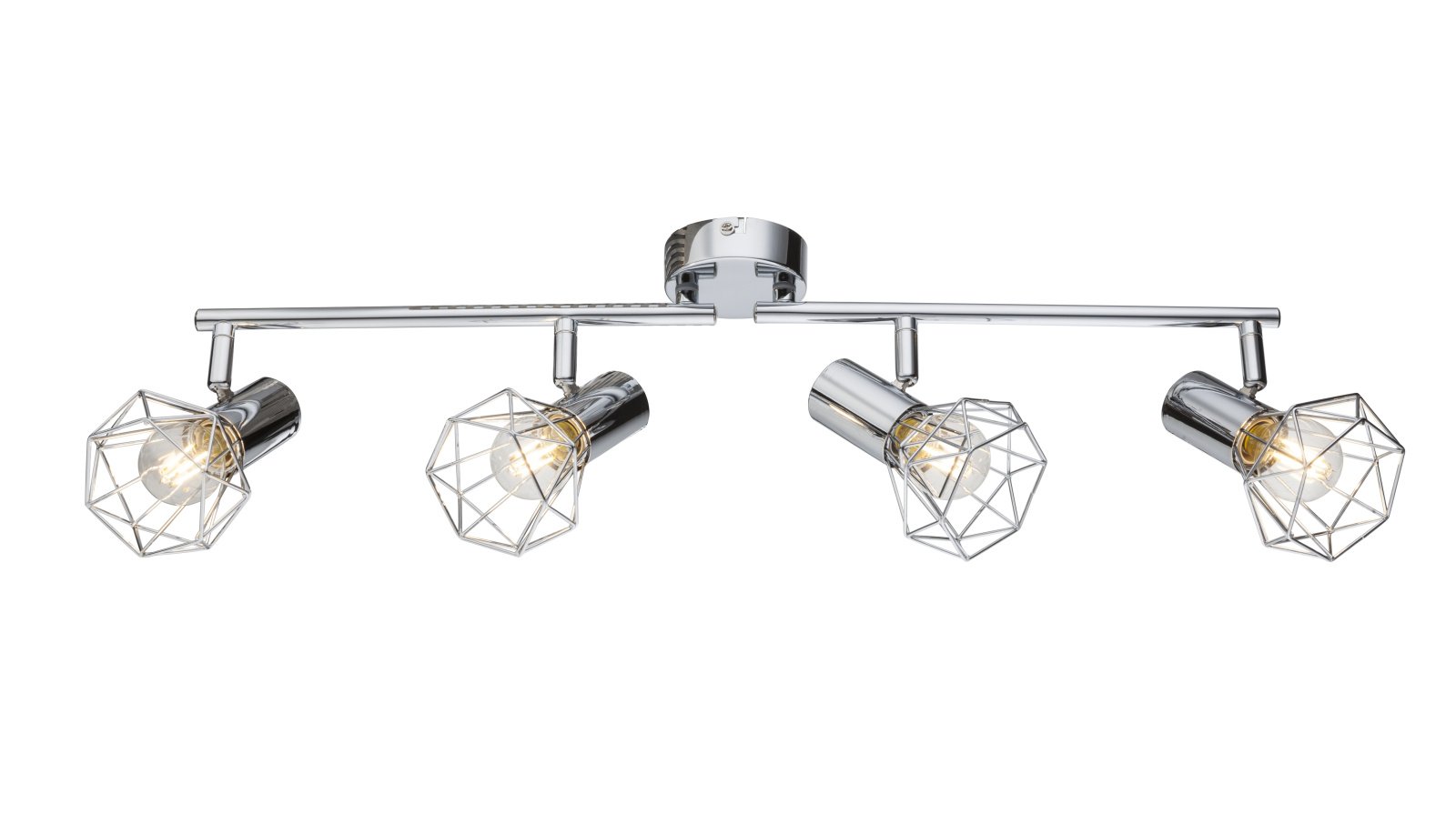 Kryptinis šviestuvas GLOBO Xara I, E14, 4 x 40W, 230V, chromas, 600 x 150 mm, 54802-4