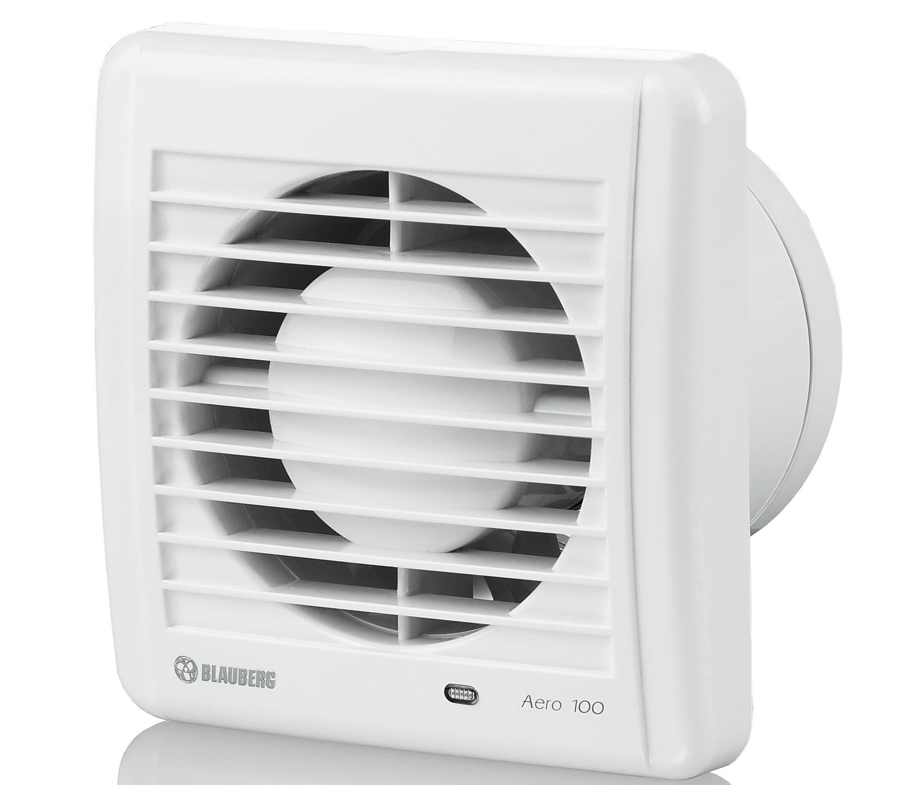 Buitinis ventiliatorius BLAUBERG Aero100, d100, guolinis, su atbuliniu vožtuvu