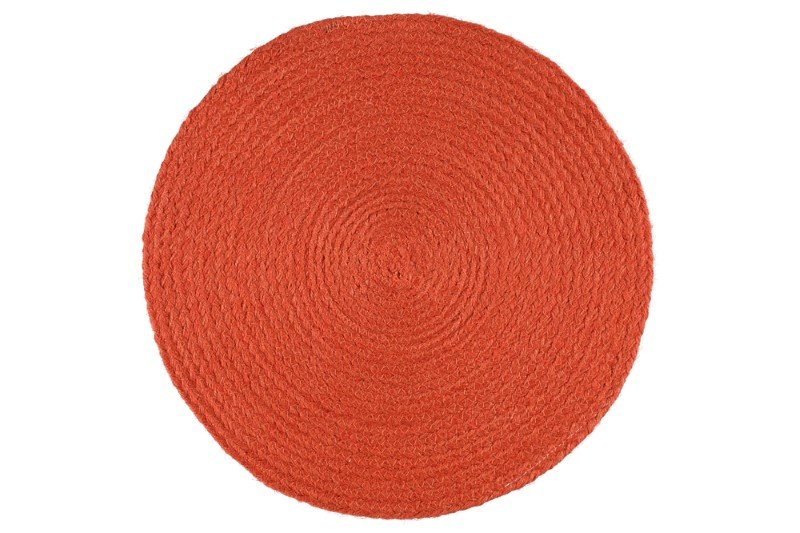 Stalo padėkliukas 4LIVING Suo, 38 cm, oranžinė sp., džiutas
