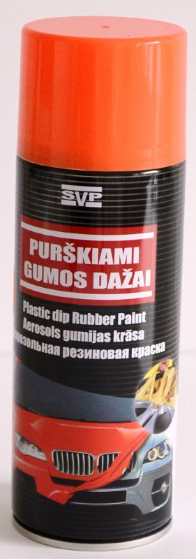 Automobiliniai dažai SVP Feesto Dip, Nr. 6, oranžiniai, aerozoliniai, 400 ml