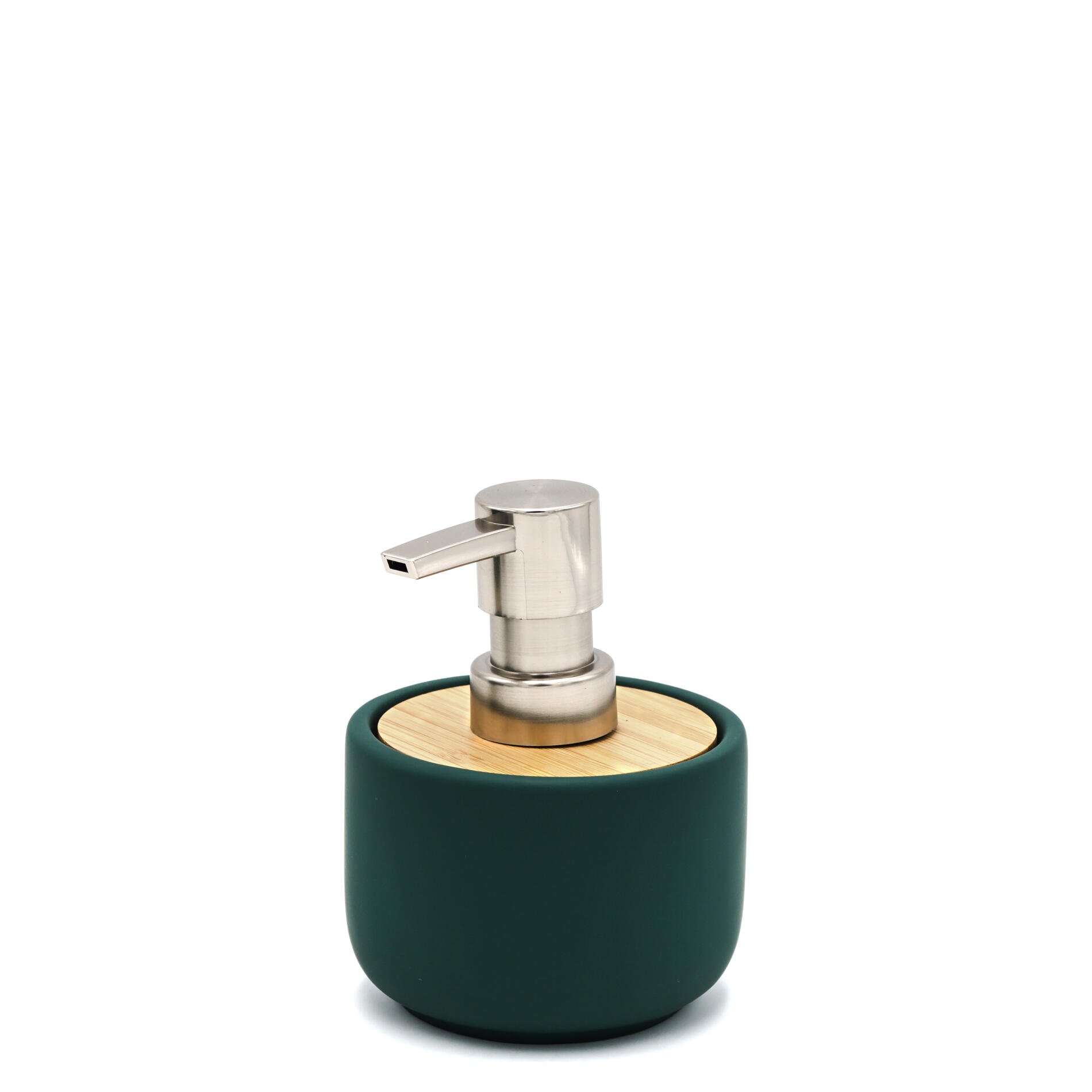 Muilo dozatorius RIDDER Fancy, pastatomas, t.žalios spalvos, keramika/bambukas