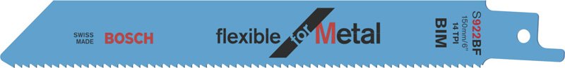 Pjūklo geležtės BOSCH S 922 BF Flexible for Metal