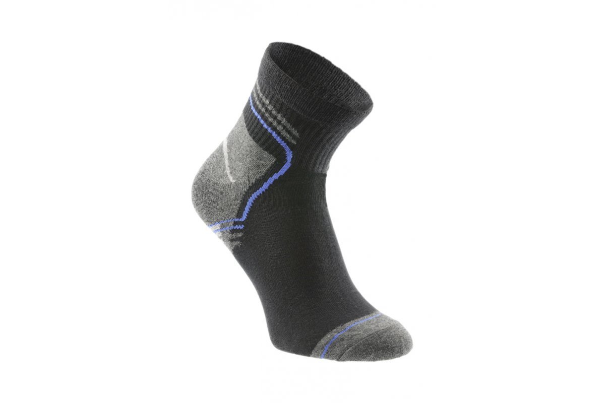 Kojinės HOGERT WORKWEAR Saar, trumpos, juoda spalva, 3 poros, 43-44 dydis