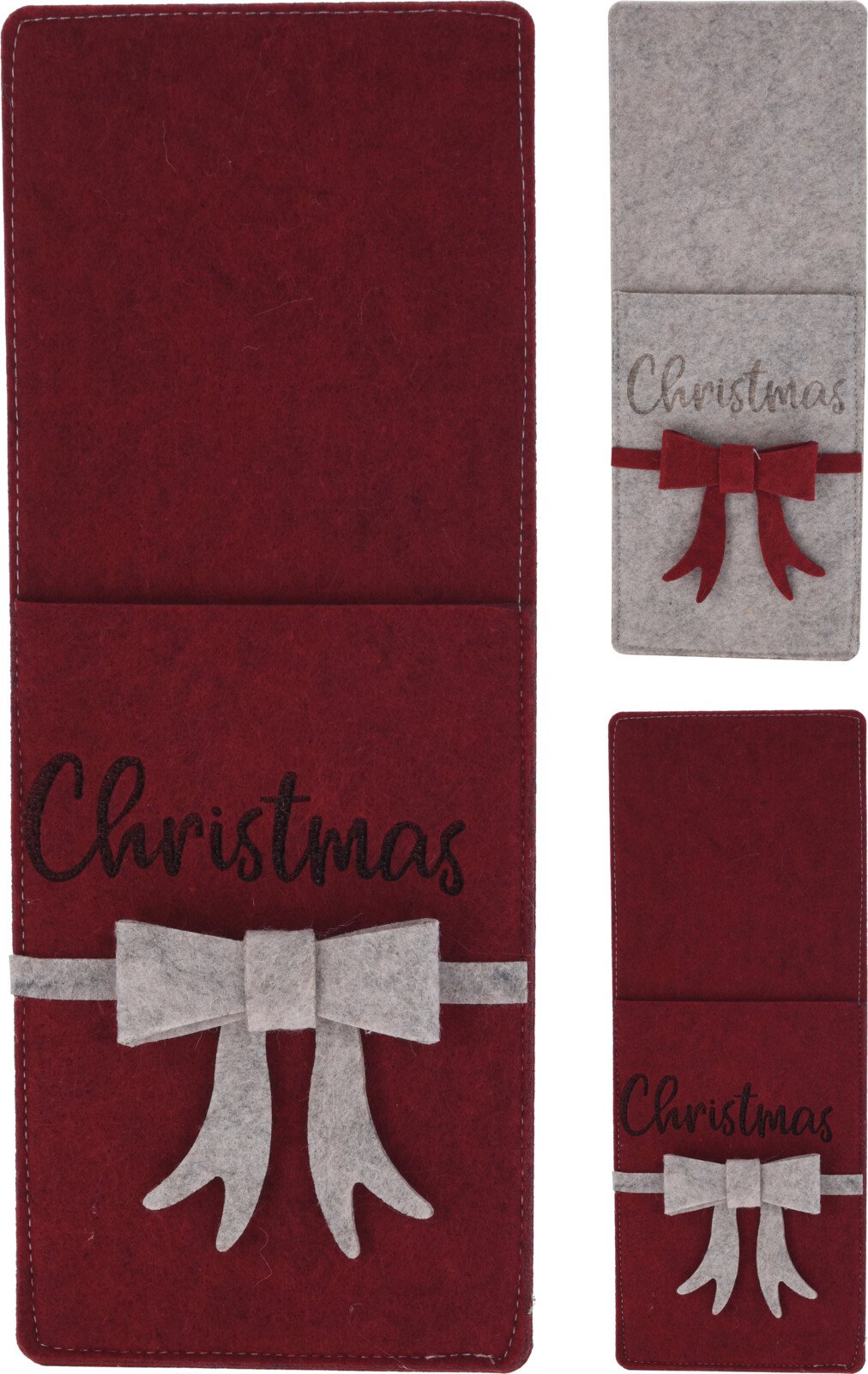 Įdėklas stalo įrankių serviravimui, su kaspinu, 2 skirtingų sp., 7 x 8,5 cm