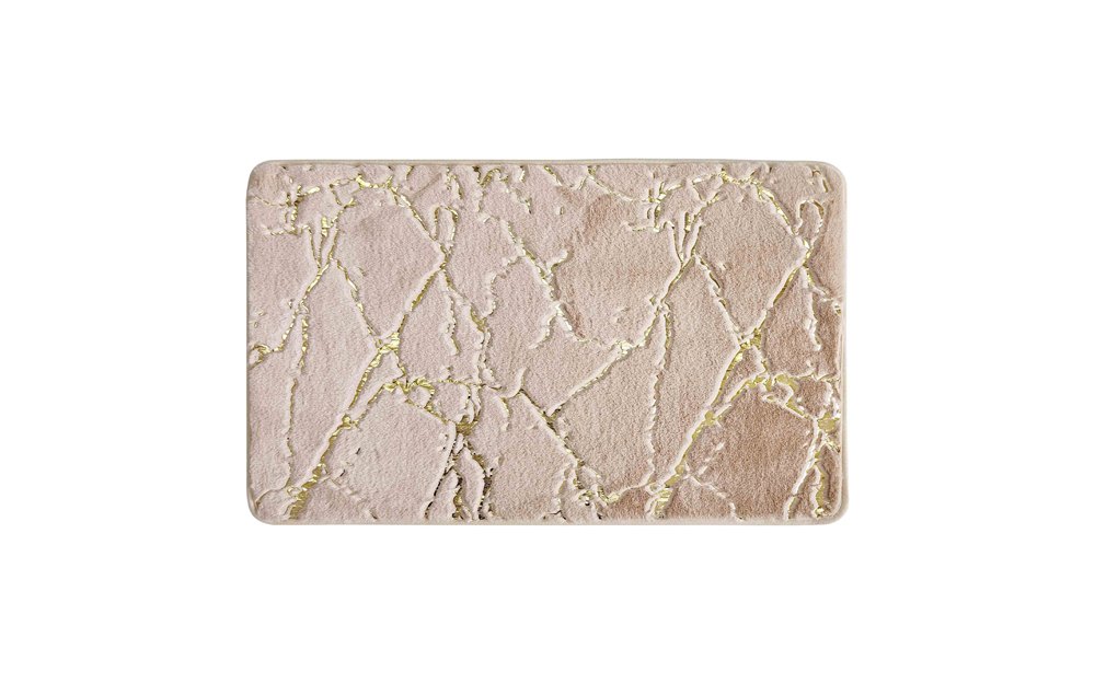 Vonios kilimėlis BENEDOMO, 50 x 80 cm, dirbtinis triušio kailis, poliesteris, smėlio sp.